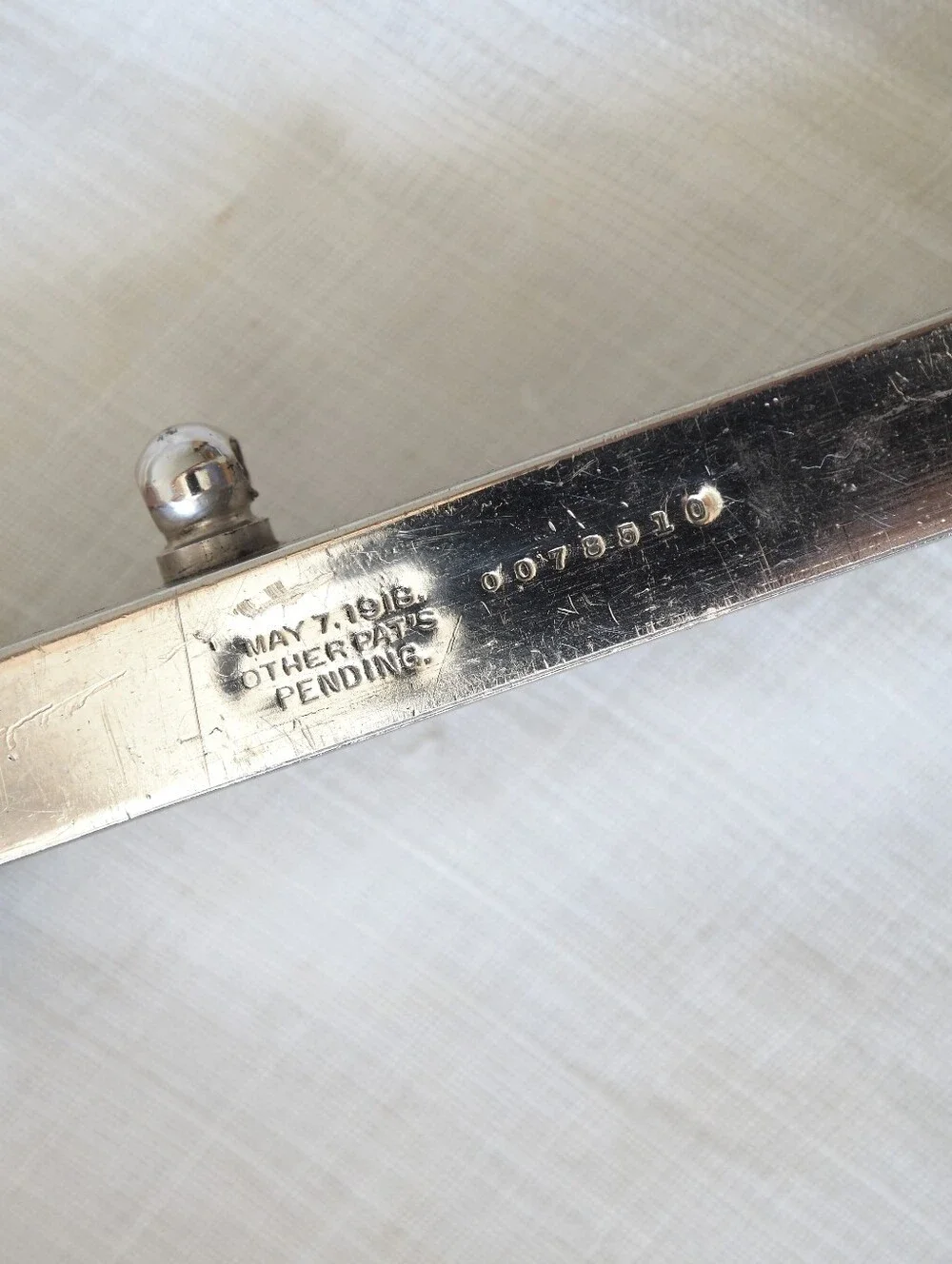 Antique Marvel Machine for Hand Embroidery 1918 Patent Princess Model B Stitcher